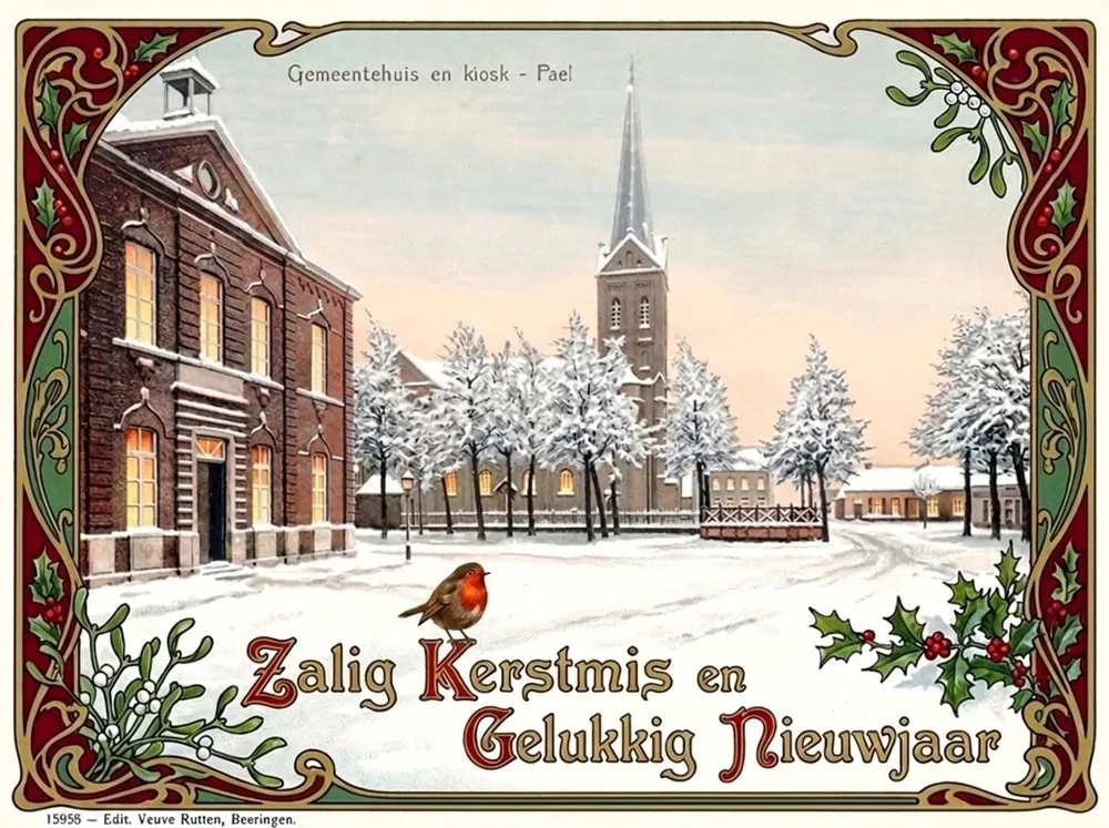 Gemeentehuis en kiosk