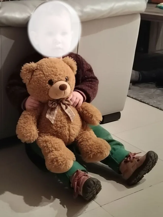 Original: Portrait with teddy bear